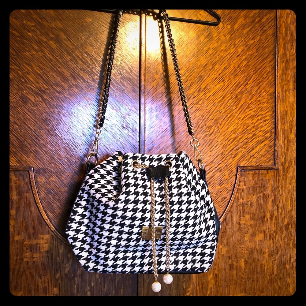 Daren Piju Houndstooth Purse